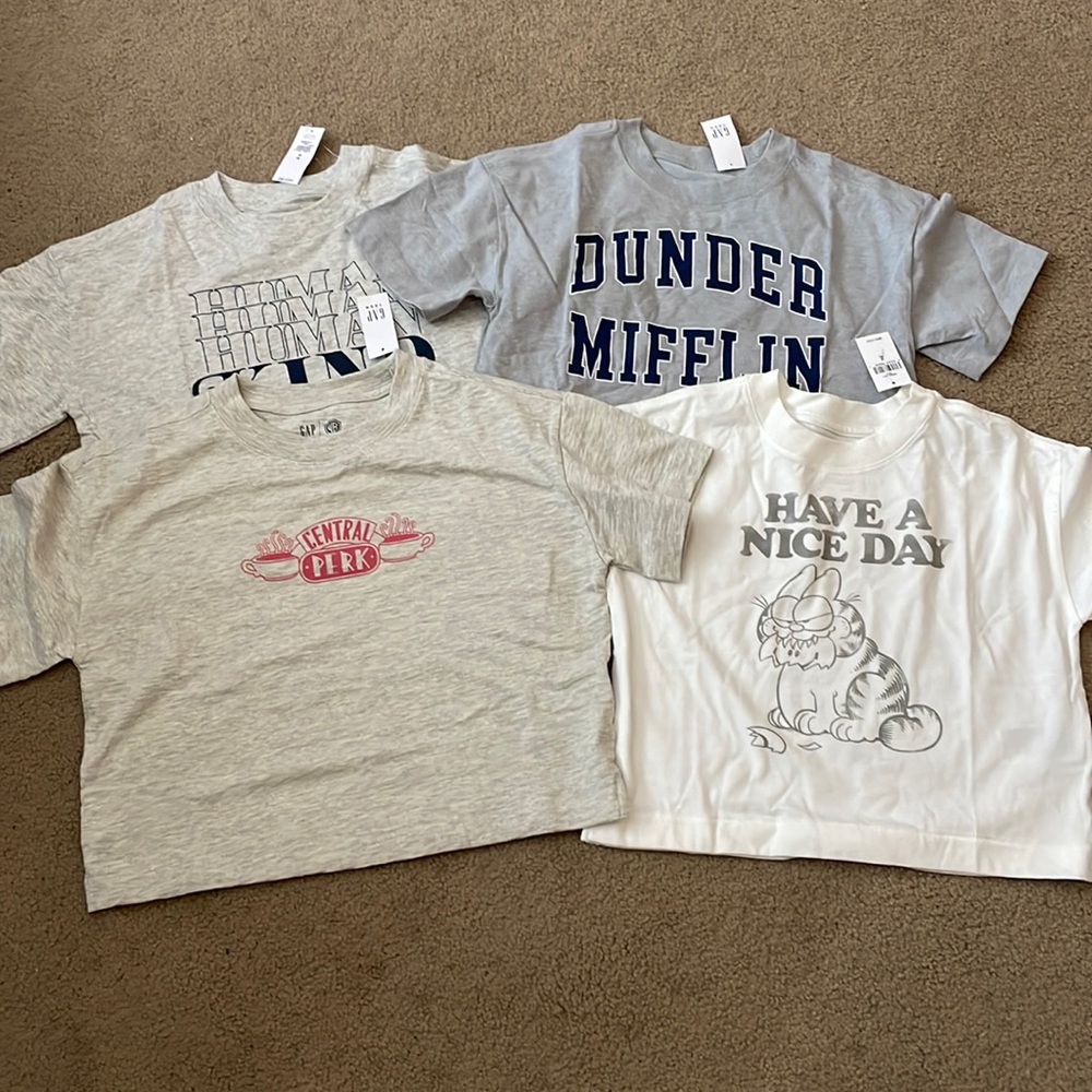 (4) Gap NWT Girls/Teen T-shirts